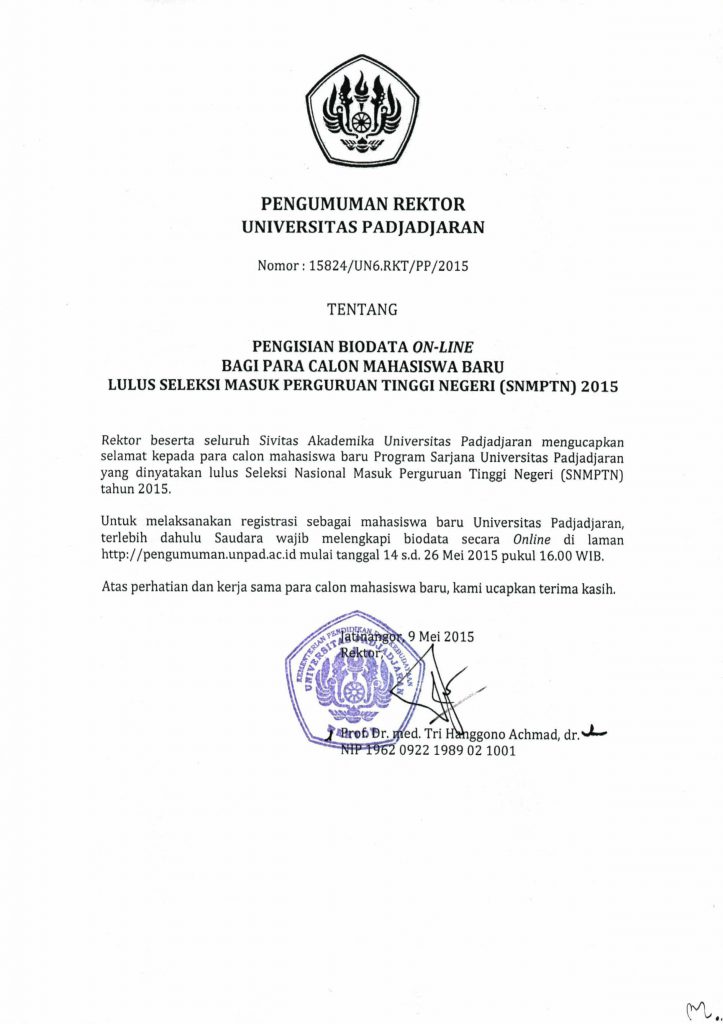 Pengumuman-Pengisian-Biodata-SNMPTN-2015