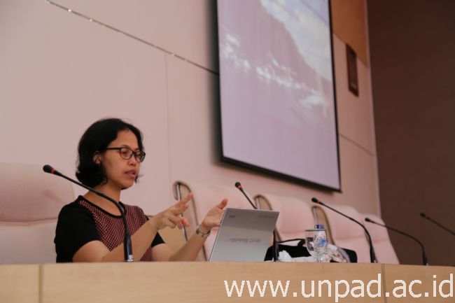 Titi Holmgren dari Nordic Student Service Swedia (Foto oleh: Erman)*